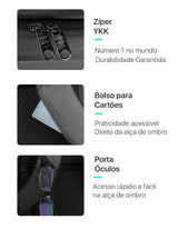 Mochila Executiva Notebook 15" Porta USB Modelo Black Bolt 2.0 Mark Ryden + Brinde Exclusivo