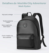 Mochila Casual Estudante Notebook 15.6 Modelo City Adventurer Mark Ryden