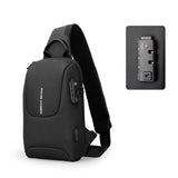 Shoulder Bag com Cadeado Embutido TSA Porta USB Tablet 9.7" Modelo LockEdge Mark Ryden"