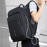 Mochila de Viagem Para Notebook de 15.6" e 17" Antifurto grande armazenamento capacidade masculino porta USB carregar multicamadas
