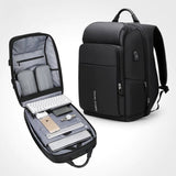 Mochila de Viagem Para Notebook de 15.6" e 17" Antifurto grande armazenamento capacidade masculino porta USB carregar multicamadas