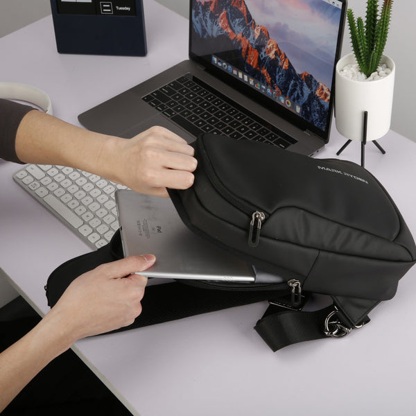 Shoulder Bag Anrtifurto com Porta USB Modelo STANDARD MARK RYDEN